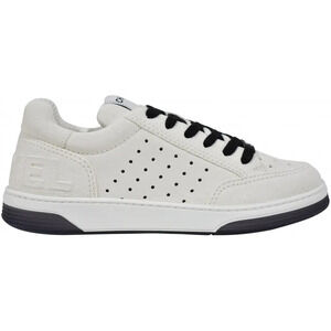 Chanel 22A White Black Suede CC Flat Lace Up Tie Runner Trainer Sneaker 39.5